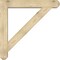 Ekena Millwork Traditional Craftsman Rough Sawn Bracket w/ Offset Brace, Douglas Fir, 8"W x 48"D x 48"H BKT0806X48X48TRA04RDF - alternate 2